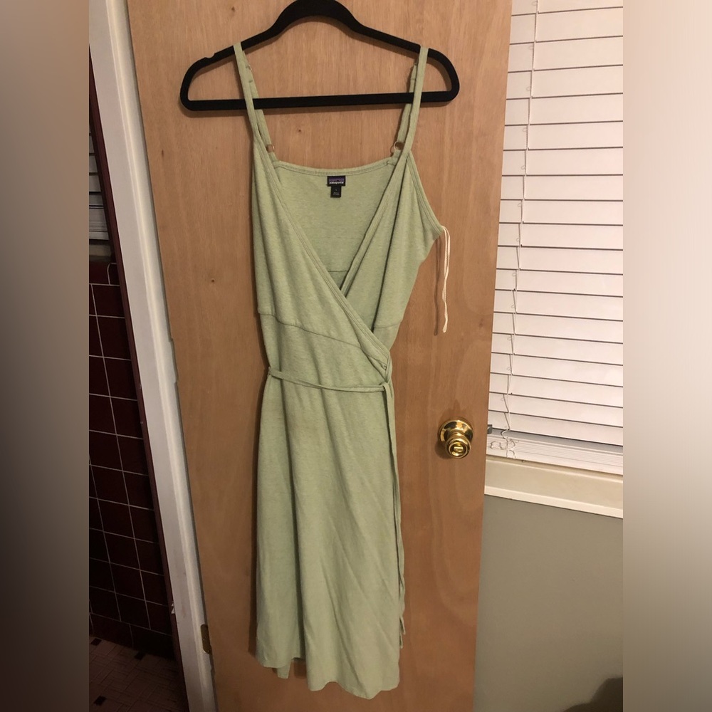 Patagonia Green Wrap Dress